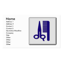 Styliste en coiffure modèles de cartes de visite