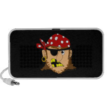 Substance personnalisable de pirate d'homme de pir mini haut-parleur