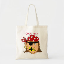 Substance personnalisable de pirate d'homme de pir sacs de toile
