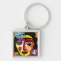 Sucre d'améthyste Sull Frida par SilberZweigArts Porte-clefs