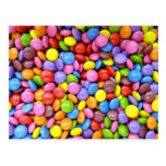 Sucrerie colorée carte postale