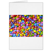 Sucrerie colorée cartes de vœux