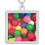 Sucrerie colorée de boule de gomme pendentif