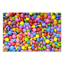 Sucrerie colorée impression photo