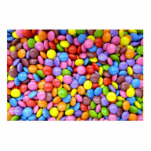 Sucrerie colorée photo en découpe