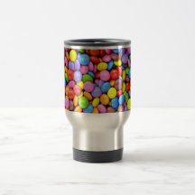 Sucrerie colorée tasses