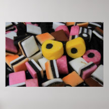 Sucrerie de bonbons affiches