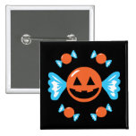 Sucrerie de citrouille badges avec agrafe