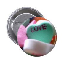 Sucrerie de coeur d'amour badges