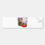 Sucrerie de Norwich Terrier Halloween Autocollants Pour Voiture