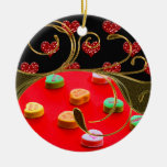 Sucrerie et remous d'or de coeurs de Valentine de  Décorations Pour Sapins De Noël