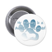 Suédois Vallhund Granddog Badge Avec Épingle