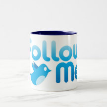 Suivez-moi M. Funny Parody de gazouillement Tasse À Café