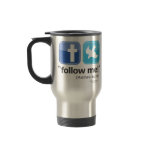 "suivez-moi !" Voyage/tasse de banlieusard tasses