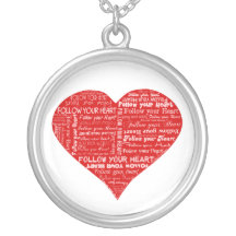 Suivez votre coeur - rouge et blanc bijouterie fantaisie