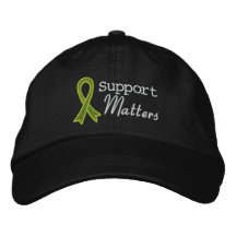 Sujets de soutien de lymphome casquettes de baseball brodées