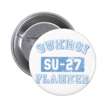 Sukhoi Flanker - BLEU Pin's Avec Agrafe