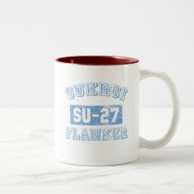 Sukhoi Flanker - BLEU Tasse