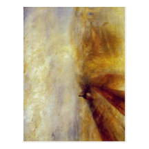 Sumario J.M.W. Turner - pluie, vapeur et vitesse - Cartes Postales
