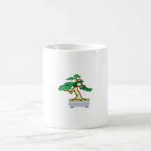Sumo droite de bonsaïs dans l'image grise de graph tasses