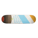 Sun à la planche à roulettes de noyau