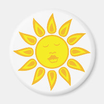 Sun avec l'aimant de visage