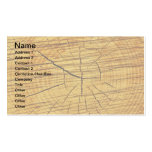Sun de bois modèles de cartes de visite