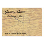 Sun de bois modèles de cartes de visite