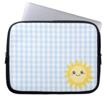 Sun heureux mignon trousses pour ordinateur portable