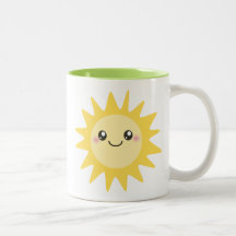Sun heureux mignon tasse à café