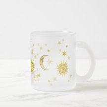 Sun, lune et étoiles mug