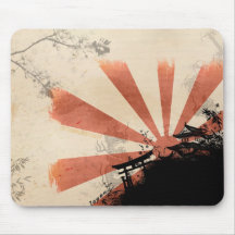 Sun rouge Mousepad Tapis De Souris