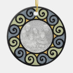 Sun se développe en spirales jaune fait sur comman décorations de noël