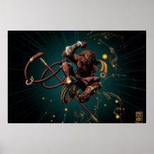 Sun_Wukong_ThemonkeyKing_by_JG_Oberon Affiche