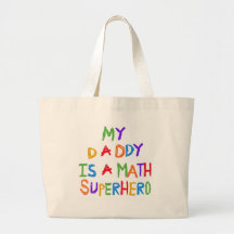 Super héros de maths sacs en toile