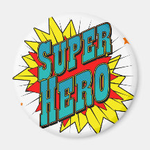 Super héros magnets pour réfrigérateur