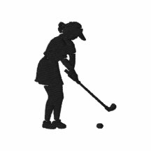 Supérieur de chemise de golf de polo de dames brod