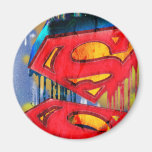 Superman Spraypaint urbain Aimant