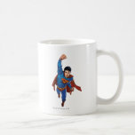 Superman volant en avant mugs à café