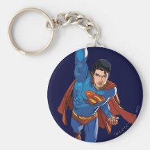 Superman volant en avant porte-clefs