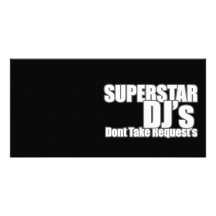 Superstar DJ Cartes De Vœux Avec Photo