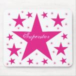 Superstar Mousepad, rose Tapis De Souris