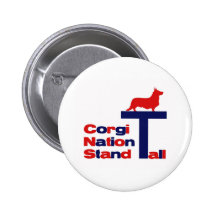 Support de nation de corgi grand badge