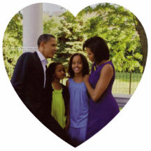 Support du Président Obama Commemorative Sculpture Découpage En Acrylique
