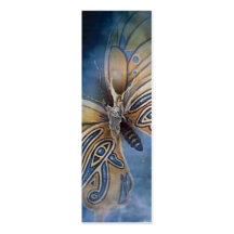 Sur des ailes d'un Bookmarker de papillon Cartes De Visite Professionnelles