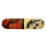 Sur la planche à roulettes de cible planches à roulettes