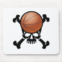 Sur le cerveau (basket-ball) tapis de souris