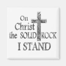 Sur le Christ la roche en planche que JE ME TIENS Magnets Pour Réfrigérateur