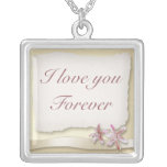 Sur le collier de ~ de plage je t'aime pour toujou