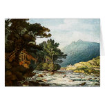 Sur le dard - carte de peinture d'aquarelle de bea